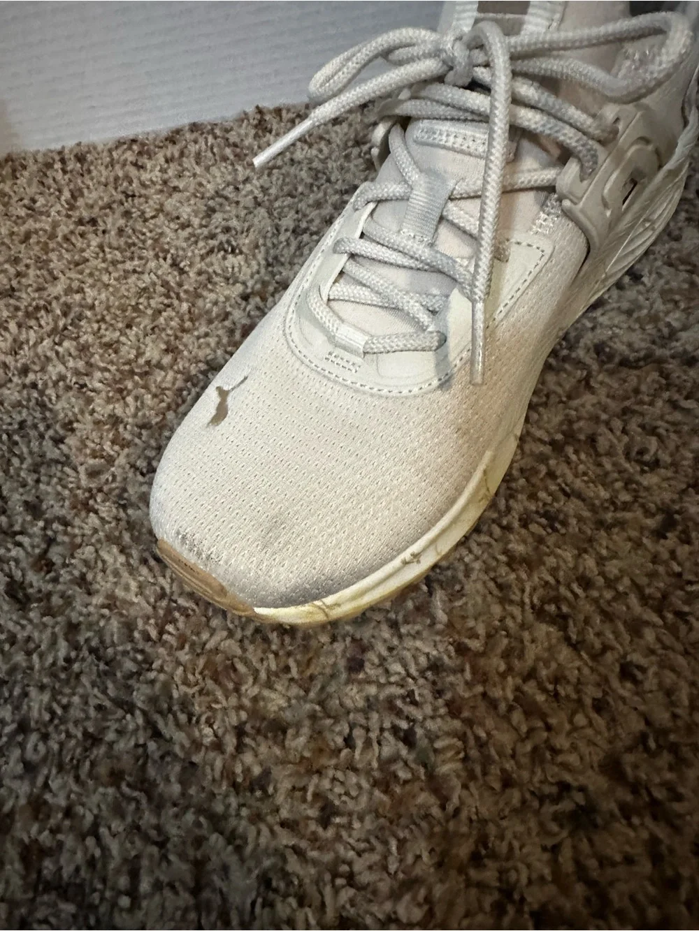 PUMA Pacer 23 Cream/Beige Athletic Sneakers